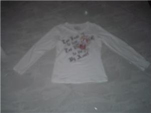 Jeans X-Act long sleeve white tee