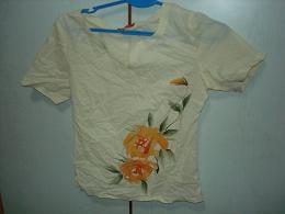 yellow blouse