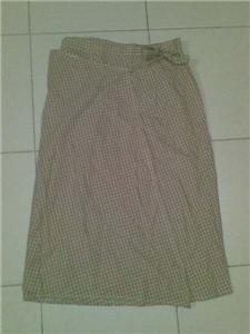 light brown Checker skirt