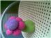 Stuffed flower paper weight/ decorative item.
Has a clip at the back to clip paper notices.

Collection at Eastern areas like Eunos, Bedok, etc
Very good condition