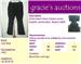 brand new with tags, beautiful embrodiery. however due to storage, the fastenings on the pants has corroded - can be easily replaced. price reduced to YS$20