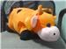 its a toy, its also a pillow.

on the bottom of the moomoo, theres 2 buttons, un-button it and it become a pillow.

color - orange
length - about 45cm


can be swop using YS$ or $10 NTUC cash voucher
