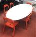 Preowned Oval Shape Meeting Dinning Table (Stainless Steel Legs) with 5 Orange Chairs (stackable). Size: L240cm x W102cm. Condition: Good. Material: Solid Wood (Table) and Hard Plastic (Chair). Self collect at Blk 1003 Bukit Merah Central, INNO Centre.
For trade or enquiry, contact lightbox69@gmail.com or at 98396182.