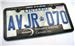 02 nos. of Licence Plate from Canada,
1 with casing and one without...